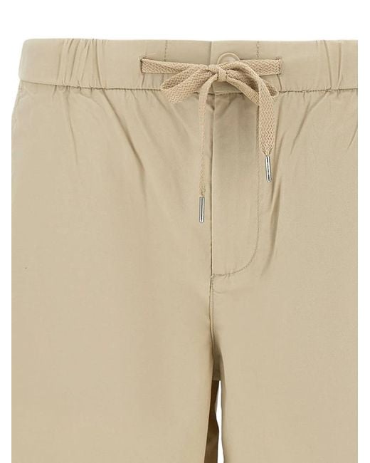 Sun 68 Natural Drawstring Shorts for men