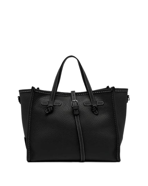 Gianni Chiarini Black Marcella 32 Leather Tote Bag