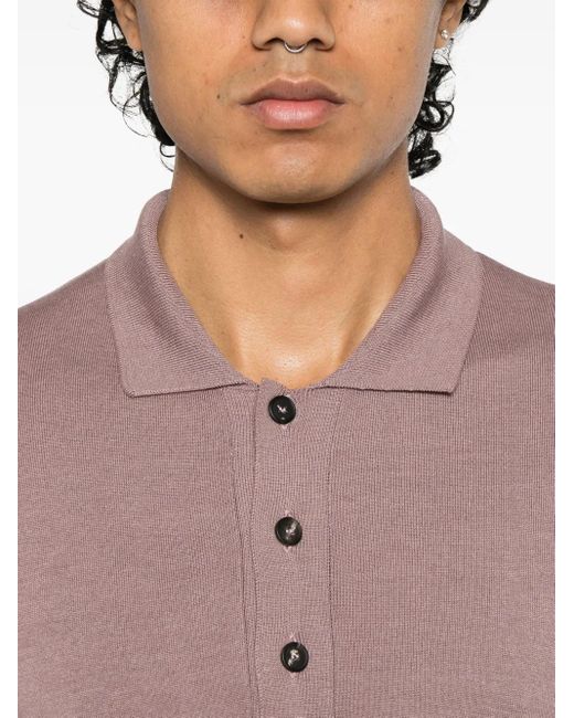 Tagliatore Purple Wiley Polo Shirt for men