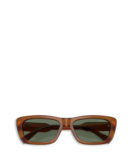 Miu Miu Green Rectangle Sunglasses
