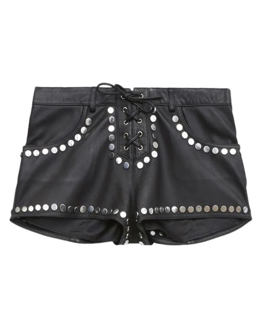 Isabel Marant Black Elsanna Shorts