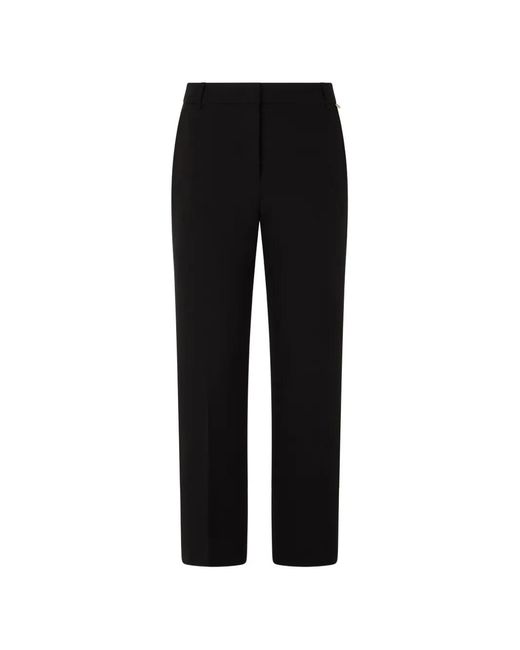 Liu Jo Black Slim-Fit Cigarette Trousers