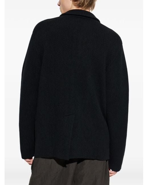 Lisa Yang Blue Button-Fastening Cardigan for men