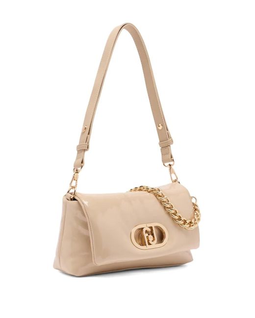 Liu Jo Natural Medium Lapuffy Chain-Strap Satchel Bag