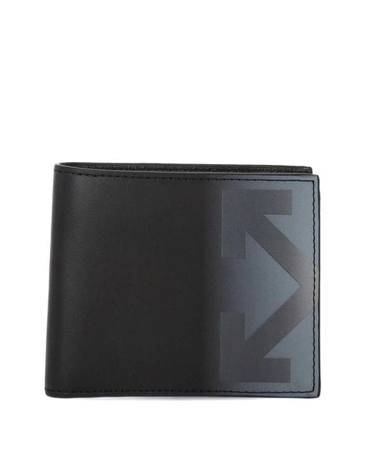 Off-White c/o Virgil Abloh Black Arrows-Motif Leather Wallet for men