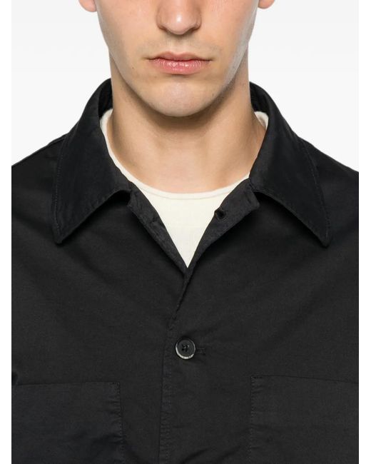 Barena Black Surchemise Fio Boutonnée for men