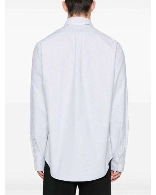 メンズ Givenchy 4gエンブロイダリーシャツ White