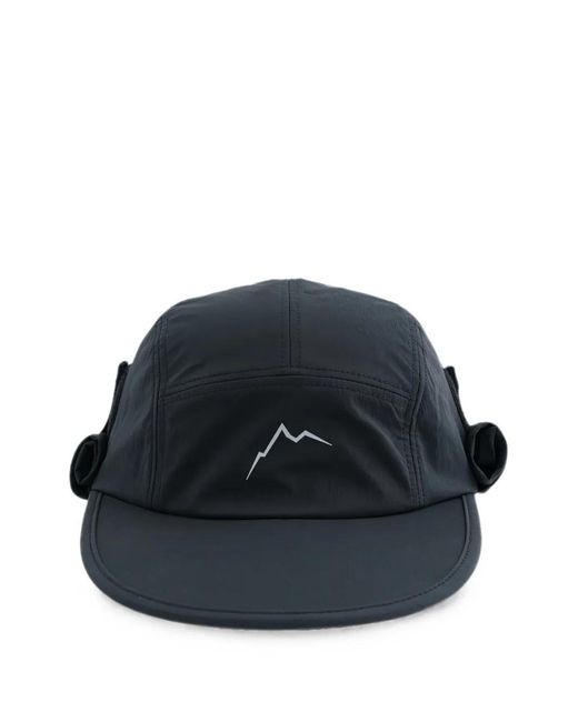 CAYL Black Logo-Print Panelled Cap for men