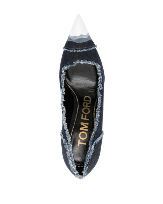 Tom Ford Blue Denim Pumps