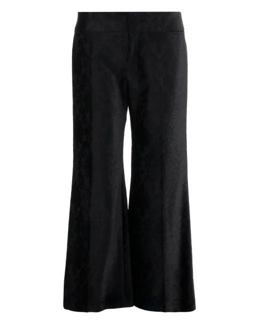 Chloé Black Ausgestellte Hose