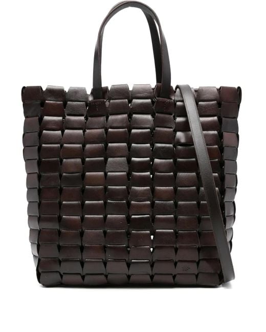 Dragon Diffusion レザー ハンドバッグ Black