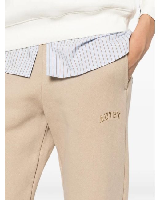 Autry Natural Logo-Embroidered Drawstring Track Pants