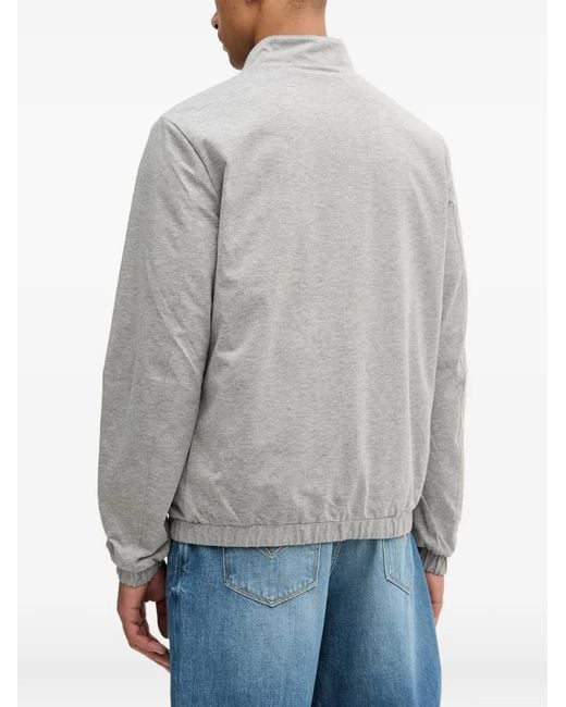 Guess Blue Reversible Zip-Up Jacket for men