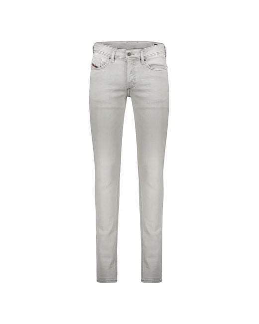 DIESEL Gray Skinny Jeans for men