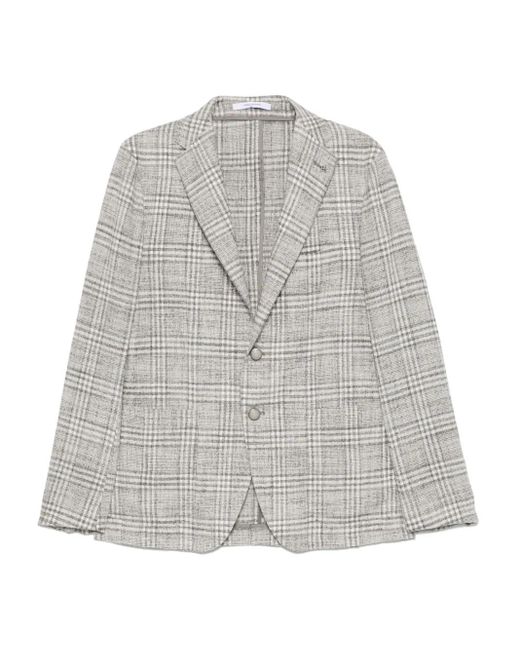 メンズ Tagliatore Single-breasted Blazer Gray