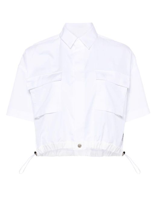 Camicia x Thomas Mason di Sacai in White