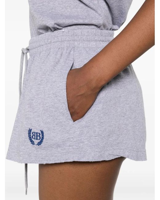 Balenciaga Gray Short-Style Miniskirt Skirts