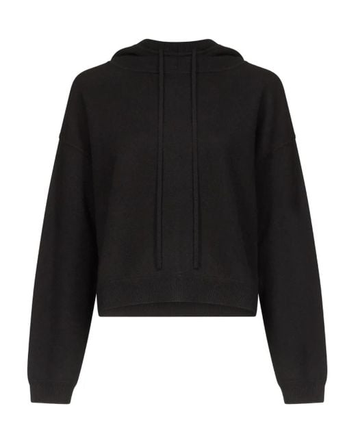 Loulou de Saison Black Sarla Lds Hooded Top