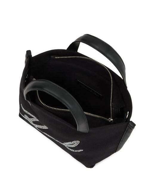 Karl Lagerfeld Black Mini K-Signature Tote Bag