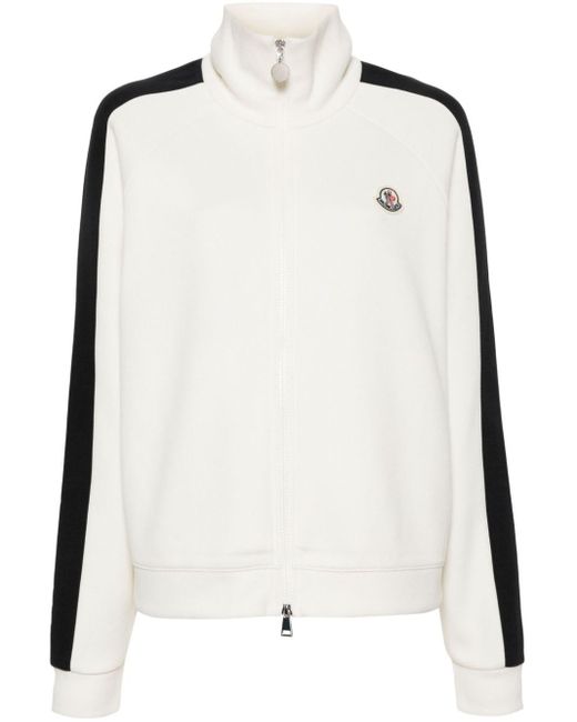 Moncler White Stripe Detail Sweatshirt