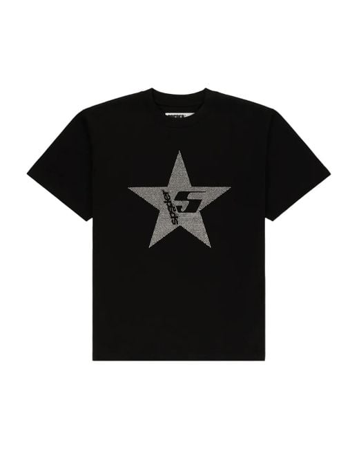 T-Shirt Con Stampa Worldwide Five Day di Sp5der in Black da Uomo