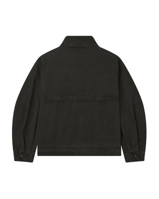 Mini Cream Black Buttoned Pocket Jacket