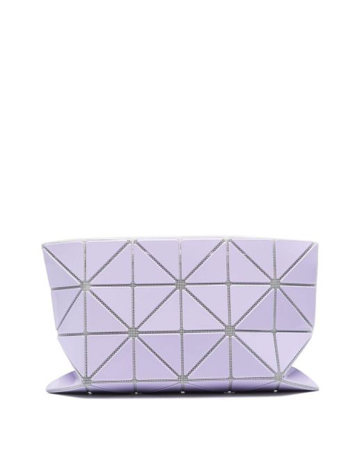 Issey Miyake Purple Lucent Gloss Clutch Bag