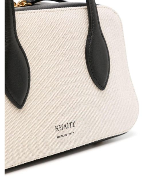 Khaite Natural Small Maeve Panelled Crossbody Bag