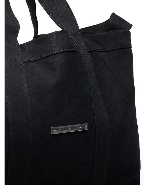 HELIOT EMIL Black Handle Shire Tote Bag