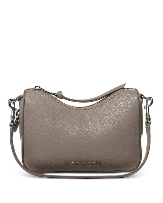 Marc Jacobs Gray Sac Porté Épaule En Cuir À Détail De Cadenas