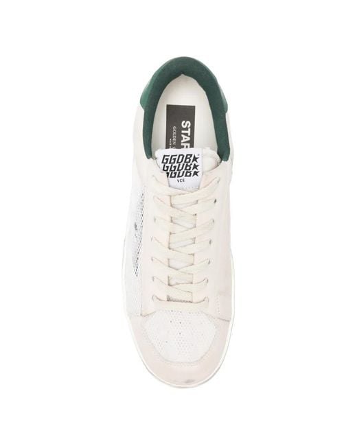 Golden Goose Deluxe Brand White Stardan Sneakers for men