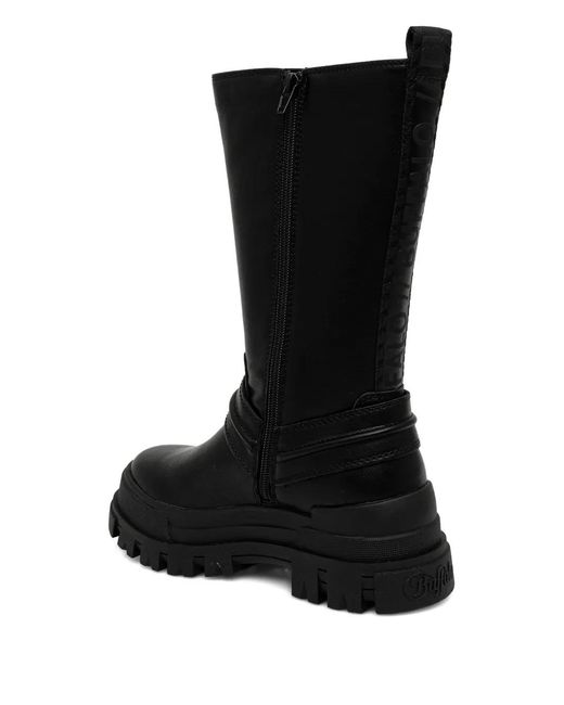 Buffalo Black Bottines Aspha À Boucle