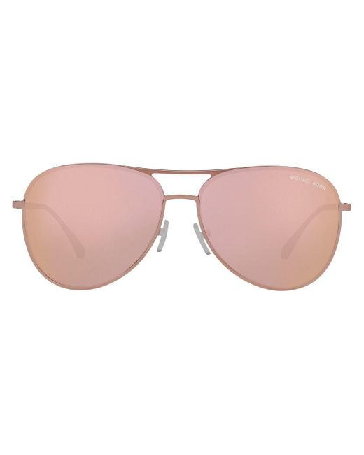 Michael Kors Pink Kona Pilot-frame Sunglasses
