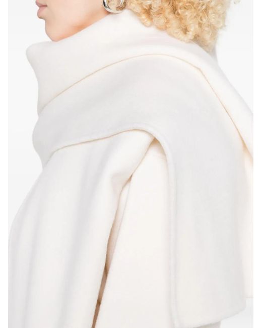 P.A.R.O.S.H. White Wool coat