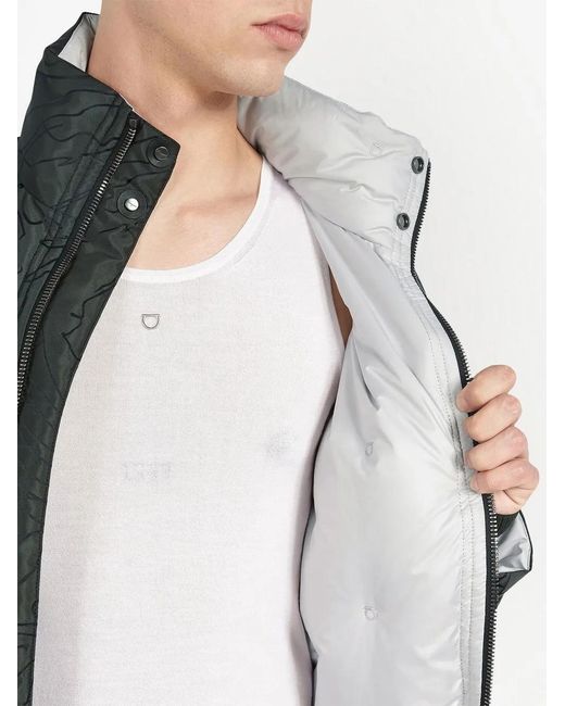 Ferragamo Black Floral-Print Bomber Jacket for men