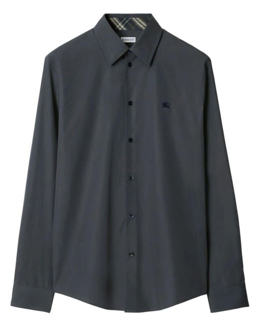 Camicia di Burberry in Black da Uomo