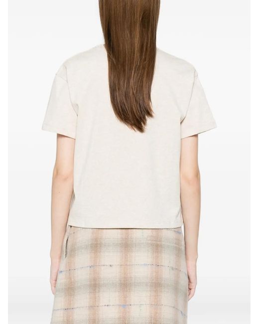 A.P.C. White Crew-Neck T-Shirt