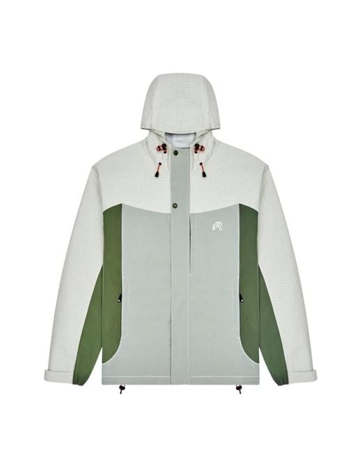 Malbon Golf Gray Torrey Pines Rain Jacket for men