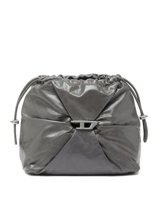 DIESEL Scrunch-d バケットバッグ Gray