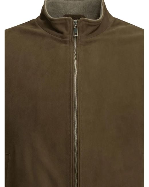Altum Green Suede Jacket for men