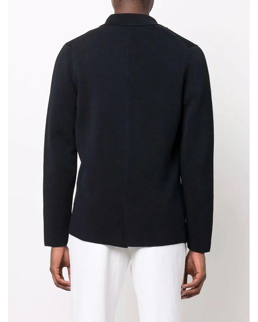 Drumohr Blue Double-Breasted Button Blazer for men