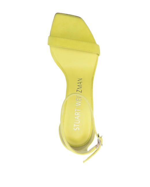 Stuart Weitzman Yellow 80Mm Open-Toe Sandals
