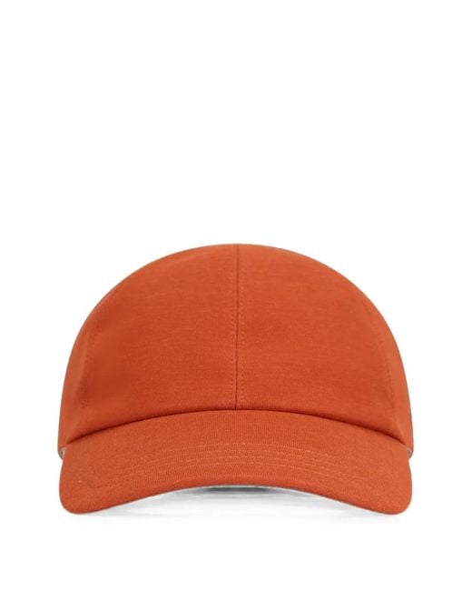 Slowear Orange Ice Cotton-Jersey Baseball Cap for men