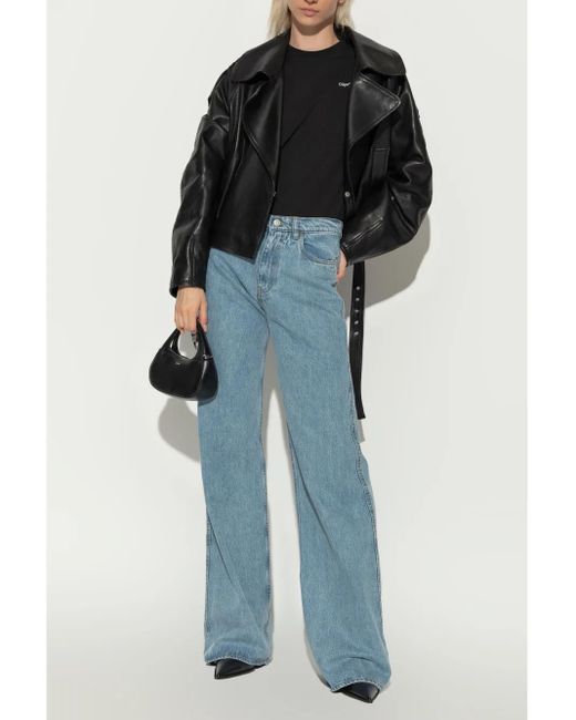 Coperni Black Logo-Print Bodysuit
