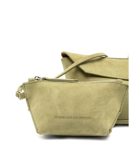 Christopher Esber Gondola ショルダーバッグ ミニ Green