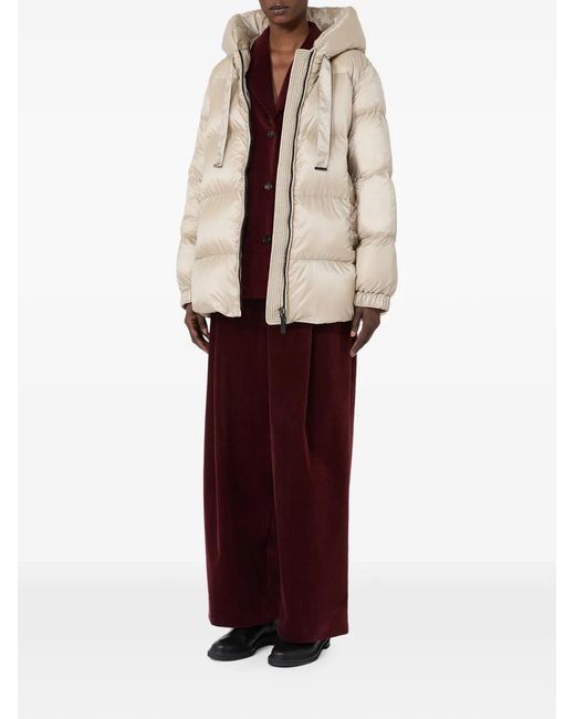 Max Mara Natural Midi Down Jacket