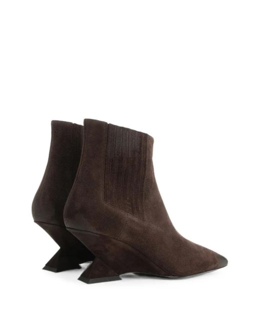 The Attico Brown 'Cheope' Ankle Boot