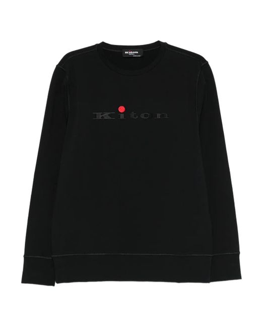 Sweat À Logo Kiton pour homme en coloris Black