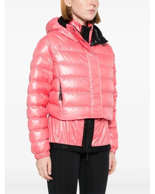 Moncler Pink Quilted Puffer Jacket