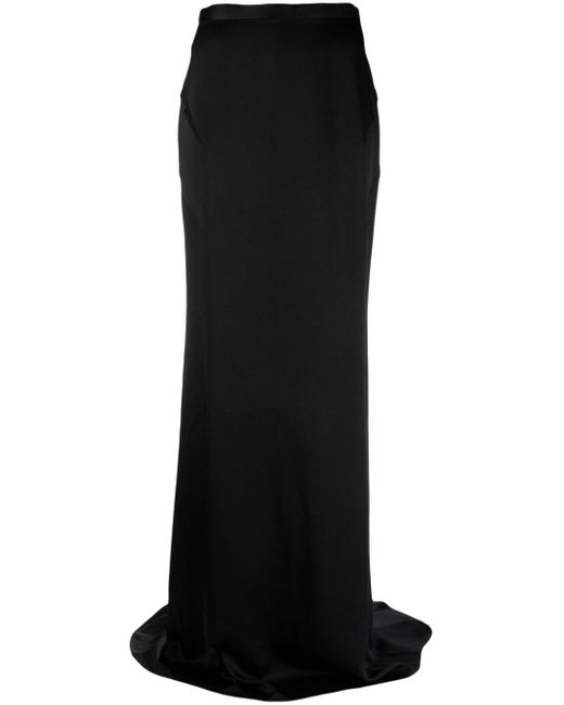 Del Core Black High-waisted Maxi Skirt
